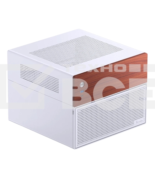 Корпус без блока питания JONSBO N4, Mini-Tower, 1x120mm, 1xUSB-A 3.0 + 1xUSB-C 3.2, SFX PSU Support, mATX, mITX White