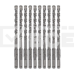 Бур по бетону Kranz 10x210x150 мм SDS PLUS (10 шт), фото4