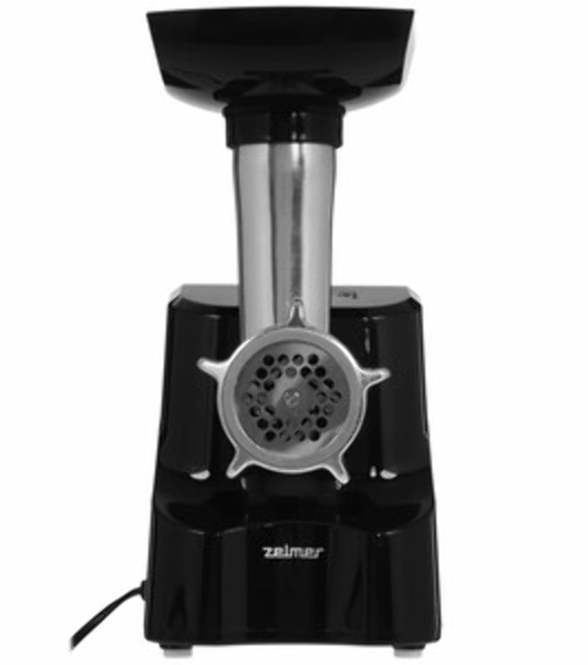 Мясорубка электрическая Zelmer ZMM1520B черный, 1500 Вт, 1.5 кг/мин, реверс, насадки - 3