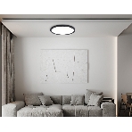 Светильник светодиодный ультратонкий Ambrella light FZ1908 BK черный IP54 35W 3000K-6500K CCT-переключатель D450*25 (Без ПДУ), фото3