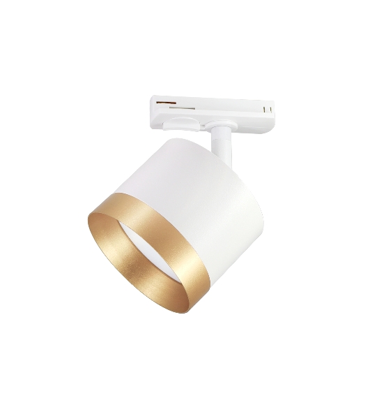 Трековый однофазный светильник Ambrella light GL5361 WH/GD белый/золото GX53 max 12W