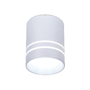 Светильник Ambrella light TN241 SL/S серебро/песок LED 4200K 12W D80*100