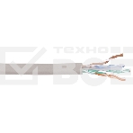 Кабель связи витая пара U/UTP, кат.6 4x2х23AWG solid, LSZH, 305м, серый Кабель связи витая пара U/UTP, кат.6 4x2х23AWG solid, LSZH, 305м, серый, фото 1