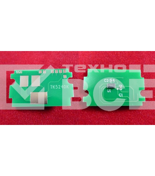 Чип для Kyocera Ecosys P5026cdn/M5526cdn (TK5240K) черный 4K (ELP, Китай)