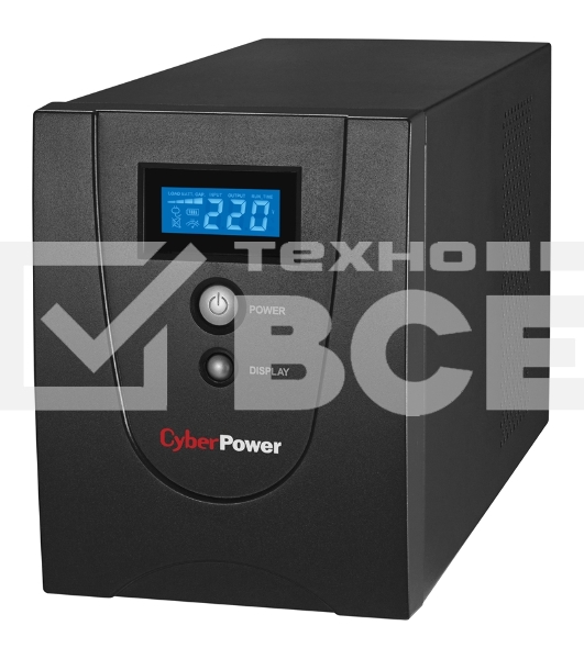 Источник бесперебойного питания CyberPower VALUE2200EILCD black 2200VA/1320W