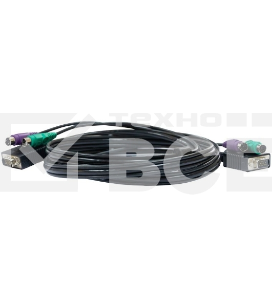 Кабель D-Link DKVM-CB/A4A 1.8м черный