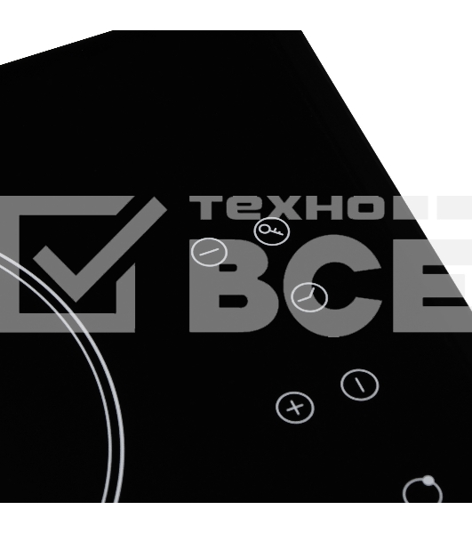 Варочная поверхность Hyundai HHE 6670 BG черный