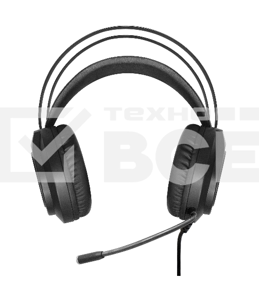 Игровая гарнитура ExeGate EX289746RUS Cosmos HS-702GL (объемный звук 7.1, длина кабеля 2.5м, RGB подсветка, USB интерфейс)