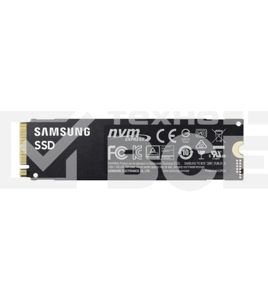 Накопитель SSD Samsung 980 PRO, 2TB, PCIe 4.0 x4, M.2 2280, NVMe, R/W 7000/5000