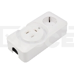 Розетка РШ/Евро двойная для электрической плиты 32 А/16 A, 250 В, 2Р+РЕ (ОУ) белая Rexant, фото2