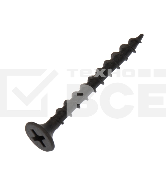 Саморез гипсокартон-дерево KRANZ 3.5х45, пакет (25шт.)