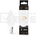 Лампа светодиодная Gauss E14 7Вт цок.:E14 свеча 220B 3000K св.свеч.бел.теп. C37 (упак.:10шт) (103101107-D), фото2