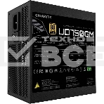 Блок питания Gigabyte ATX 750W GP-UD750GM 80+ gold 24+2x(4+4) pin APFC 120мм fan 8xSATA Cab Manag RTL, фото7