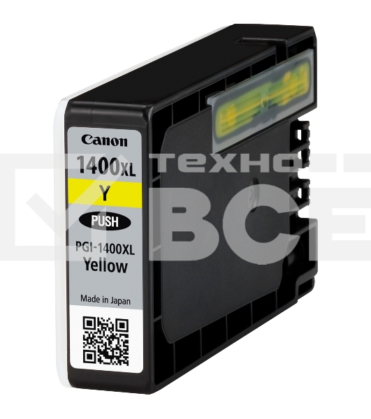 Картридж струйный CANON PGI-1400XL желтый (935 стр. 12 мл) для Canon MAXIFY МВ2040/2340/2740