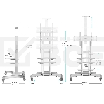 Стойка для телевизора с кронштейном ONKRON TS1552 40