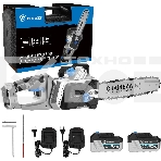 Пила цепная аккумуляторная в кейсе DEKO DKCHS 40 PRO [063-4357] { 2х20В, 2x4.0Ач, 2 з/у }, фото2