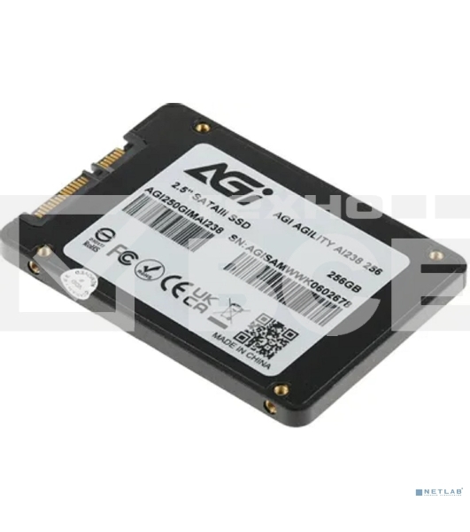 Накопитель SSD AGI AI238, 256Gb, SATA III, 2.5