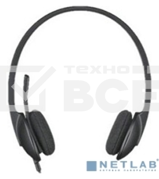 Гарнитура Logitech Headset H340 USB graphite