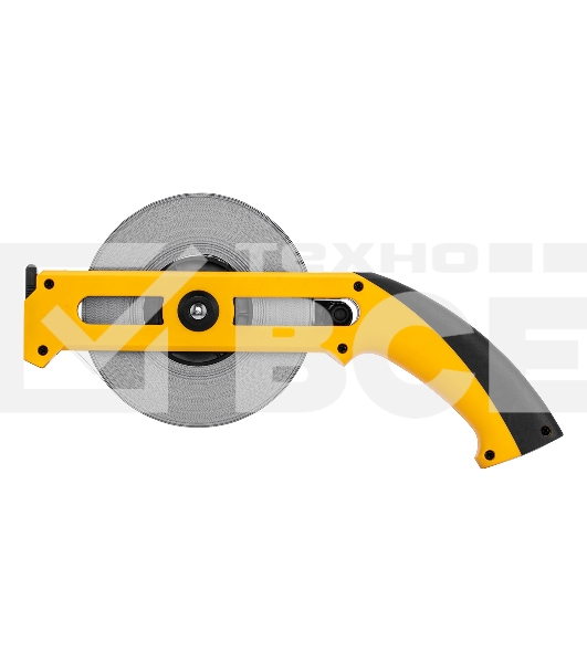 Рулетка геодезическая Denzel 50 м х 13 мм, открытый корпус, металлическая лента