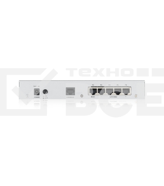 Межсетевой экран и Wi-Fi контроллер Zyxel USG FLEX 100AX, 1xWAN GE, 4xLAN/DMZ GE, Wi-Fi 6 (AX1800), 1xUSB3.0, AP Controller (8/24), NebulaFlex **
