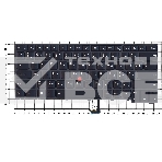 Клавиатура для ноутбука Lenovo ThinkPad T440 T440P T440S черная с подсветкой, фото 1