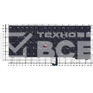 Клавиатура для ноутбука Lenovo ThinkPad T440 T440P T440S черная с подсветкой