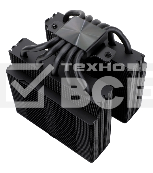 Кулер для процессора Thermalright Frost Commander 140 Black (4-pin PWM, 158mm, Ni/CU, 8x5mm, 1x120mm+1x140mm, 82CFM/95.5CFM, 29.6dBA/30.2dBA, 1850RPM/1800RPM, S: 1700, 1200, 20XX, 115X, AM5, AM4)
