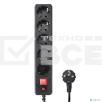 Сетевой фильтр Гарнизон EHLB-1 5р 10А 1.8м черный, фото5