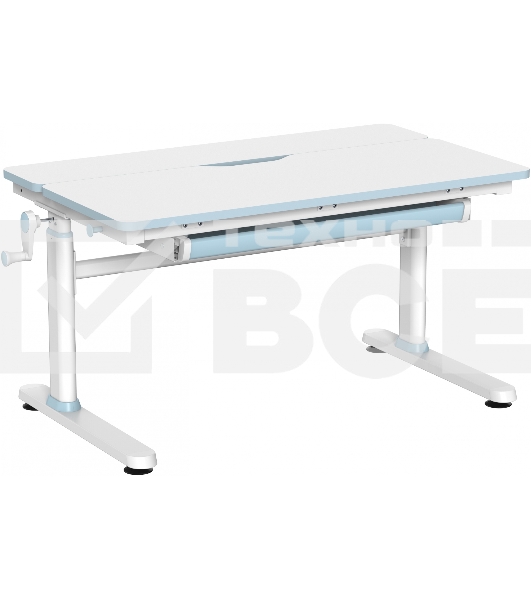 Стол детский Cactus CS-KD01-LBL столешница МДФ, голубой 100x80x60см