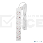 Удлинитель STANDARD 6 гнезд, 3м, 3х1,0мм², с/з, белый REXANT, фото7