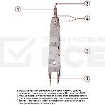 Инструмент для заделки и обрезки витой пары Rexant HT-3141, 110, фото6
