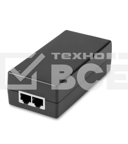 PoE-инжектор Gigabit Ethernet на 1 порт, мощностью до 65W. Совместим с оборудованием PoE IEEE 802.3af/at/bt. Мощность PoE на порт - до 65W. Напряжение PoE - 52V(конт. 1,2,4,5(+), 3,6,7,8(-)). Порты: вх. - 1 x RJ45(10/100/1000 Base-T), вых. 1 x RJ45(10/100/1000 Base-T, PoE 52V). Встроенная грозозащита 3kV. Питание: AC100-240V. Размеры (ШхВхГ): 60x40x120мм. Вес: 0,3кг. Рабочая температура -10...+65 гр.С