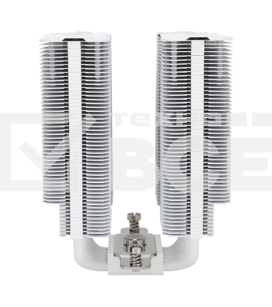 Кулер для процессора/ Thermalright Peerless Assassin 120 White (4-pin PWM, 157mm, Ni/CU, 6x6mm, 2x120mm, 66.17CFM, 25.6dBA, 1550RPM, S: 1700, 1200, 20XX, 115X, AM5, AM4)