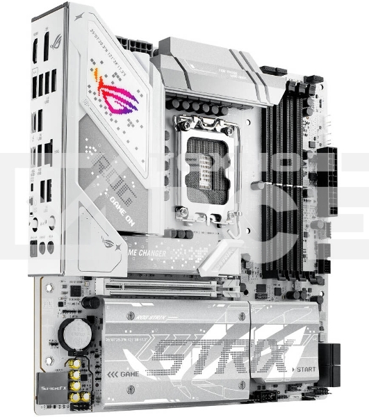 Материнская плата ASUS ROG STRIX B860-G GAMING WIFI, LGA 1851, Intel B860, 4xDDR5, 4xSATA, 4xM.2, 1xPCIe 5.0 x16, 1xDP, 1xHDMI, 1xThunderbolt 4, 1x 2.5Gb LAN, 1xUSB-C 20Gbps, 1xUSB-A 10Gbps, 3xUSB-A 5Gbps, 4xUSB-A 2.0, 2x3.5 мм, 7.1, mATX