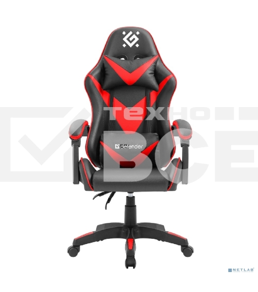 Кресло игровое Defender XCOM BLACK/RED PU