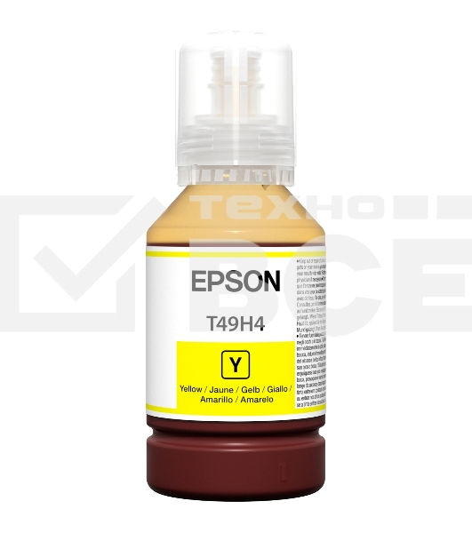 Чернила Epson T49H4 Yellow (140 мл)