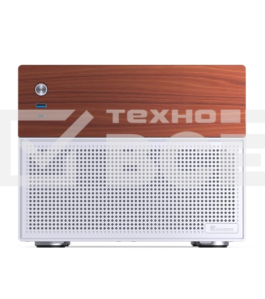 Корпус без блока питания JONSBO N4, Mini-Tower, 1x120mm, 1xUSB-A 3.0 + 1xUSB-C 3.2, SFX PSU Support, mATX, mITX White