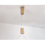 Подвесной светодиодный светильник Ambrella light FL5846/1+3 GD золото 40W 3000K/4200K/6400K D600*1200 (без ПДУ), фото7