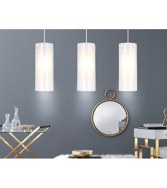 Светильник Ambrella light TR3675/3 CH/CL/FR хром/прозрачный/белый матовый E14/3 max 40W 640*110*900
