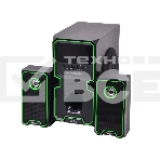 Колонки Dialog Progressive AP-222B BLACK - акустические колонки 2.1, 30W+2*10W RMS, Bluetooth, USB+SD reader, фото2