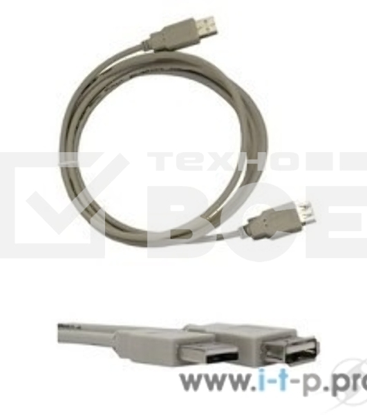Кабель Gembird PRO CCF-USB2-AMAF-10 USB 2.0 3.0м AM/AF позол.конт., фер.кол., пакет