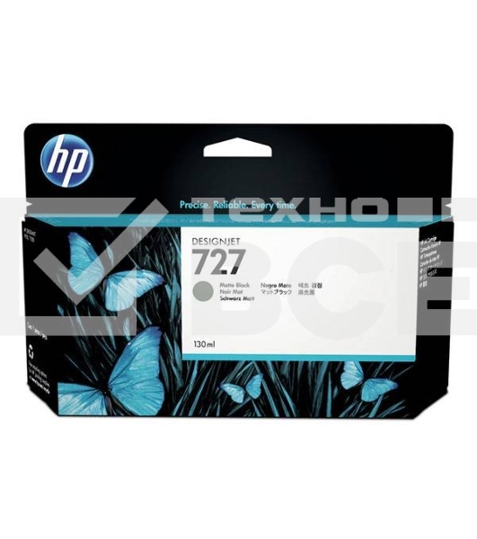 Картридж струйный HP 728 с матовыми черными чернилами для принтеров Designjet, 300 мл