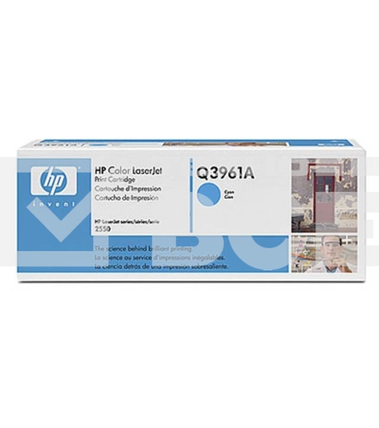 Картридж лазерный HP Color LaserJet Q3961A голубой для Color LaserJet 2550
