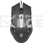 Мышь проводная Defender Hit MB-601 черный, 1200 dpi, USB, кнопки - 4, фото5