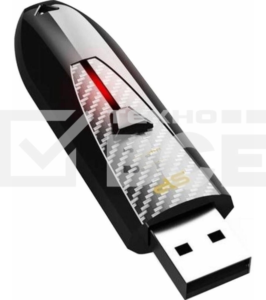 Флешка USB Silicon Power R/W 16Gb Blaze B25 SP016GbUF3B25V1K USB 3.0 черный