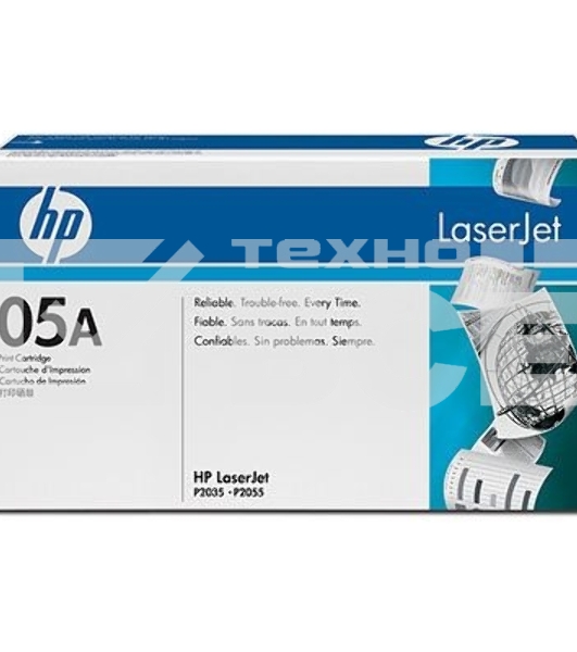 Картридж лазерный HP CE505A черный LJ P2055/P2035 (2300стр.)