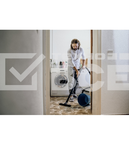 Строительный пылесос Karcher WD 3 S V-17/4/20 желтый, 1000 Вт, уборка сухая/сбор воды, пылесборник мешок/контейнер, 17 л