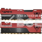 Оперативная память Patriot Viper Elite II, DDR4, 32GB (2x16 GB), 3600 MHz, CL20, радиатор, красный, чёрный, фото2