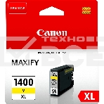 Картридж струйный CANON PGI-1400XL желтый (935 стр. 12 мл) для Canon MAXIFY МВ2040/2340/2740, фото2