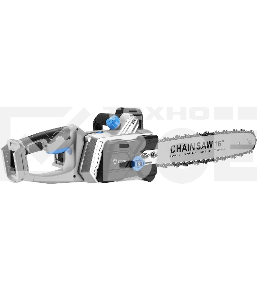 Пила цепная аккумуляторная в кейсе DEKO DKCHS 40 PRO [063-4357] { 2х20В, 2x4.0Ач, 2 з/у }